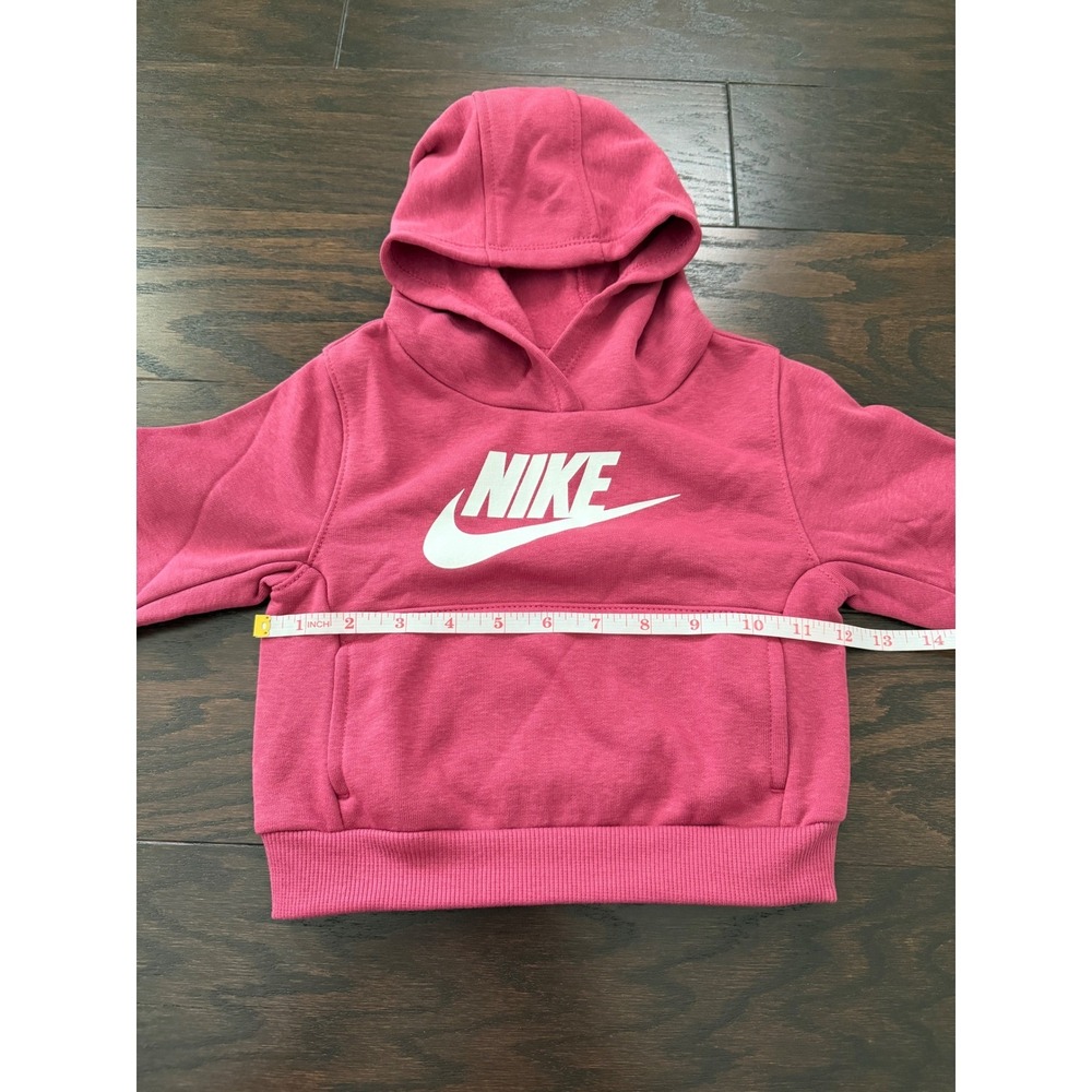 Nike Toddler Girls Pink Fleece Hoodie and Joggers 2-Piece Set 18M L135-ADZ 425 - Picture 2 of 11